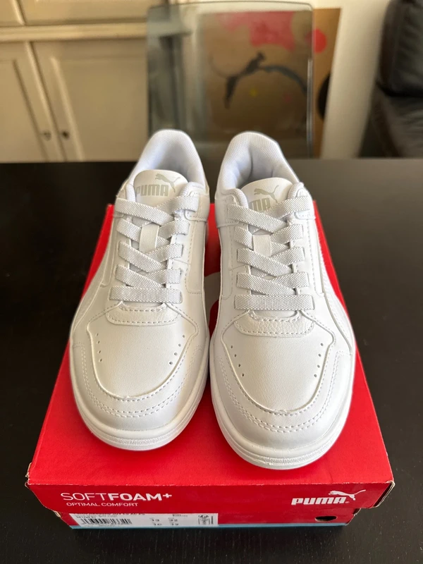 Baskets Puma Rebound Joy Lo AC PS blanches enfants – Pointure 32 (EU) - photo numéro 5