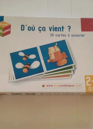 D'où ça vient ? Jeu d'éveil, marca: FNAC, estado: Muy bueno, tamaño: 3 años / 98 cm, 2,00 €, 2,80 € Protección al comprador incluida