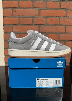 Adidas Campus Sneakers - Grijs/Wit - Maat 43, merk: adidas, staat: Heel goed, maat: 43, € 62,68, € 66,51 inclusief Kopersbescherming