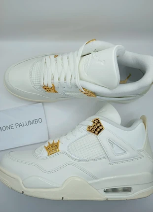 Jordan 4 Retro Metallic Gold 44 eu - 10 us, marca: Jordan, estado: Novo com etiquetas, tamanho: 44, €249.00, €262.15 inclui Proteção do Comprador