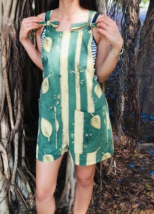 Salopette short upcyclée drap de lit 100% coton, marca: Fait Main, estado: Muy bueno, tamaño: M / 38 / 10, 65,00 €, 68,95 € Protección al comprador incluida