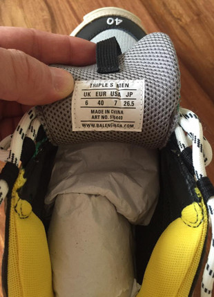 Balenciaga triple s verte et jaune online