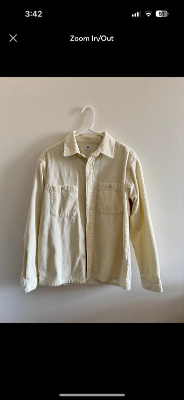 Corduroy button up