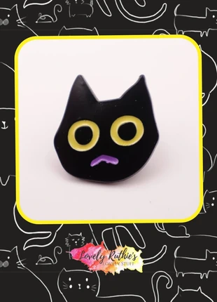 NEW black cat pin, brand: Unbranded, condition: New with tags, £1.99, £2.79 includes Buyer Protection Pro