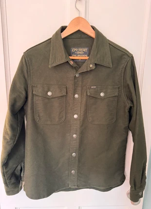 Pike Brothers CPO 1943 Shirt Green - Mole Skin - Size S, brand: Pike Brothers, condition: Very good, size: S, £115.00, £121.45 includes Buyer Protection