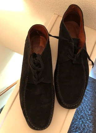 Zwarte suède comfortabele half hoge boots veter schoenen 44, marca: Tailor & Son, estado: Bueno, tamaño: 44, 11,98 €, 13,28 € Protección al comprador incluida