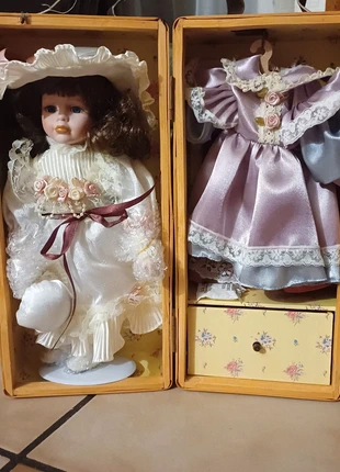 Poupée de collection en porcelaine faite à la main Vintage, marque: CMP, état: Neuf avec étiquette, taille: Taille unique, 22,00 €, 23,80 € Protection acheteurs incluse