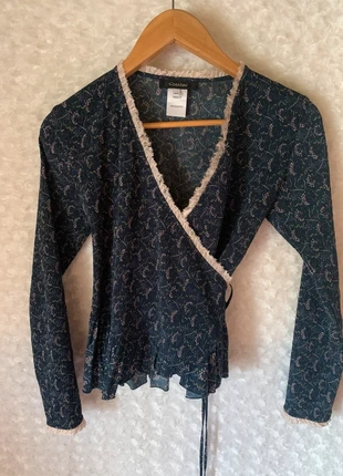 Superbe chemisier croisé à motif Cotélac T38, brand: Cotélac, condition: Very good, size: M / 38 / 10, €19.00, €20.65 includes Buyer Protection