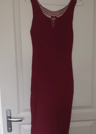 Robe longue bordeaux, condition: New without tags, size: S / 36 / 8, €11.00, €12.25 includes Buyer Protection