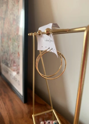 Créoles dorées - 4cm - boucles d’oreilles, brand: Boutique indépendante, condition: New with tags, €5.00, €5.95 includes Buyer Protection