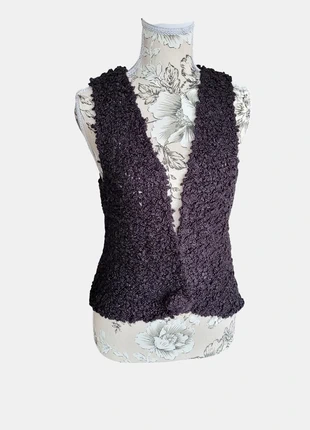 Gilet noir original, sans manches, vintage, Xanaka Taille M, marque: Xanaka, état: Très bon état, taille: M / 38 / 10, 5,00 €, 5,95 € Protection acheteurs incluse