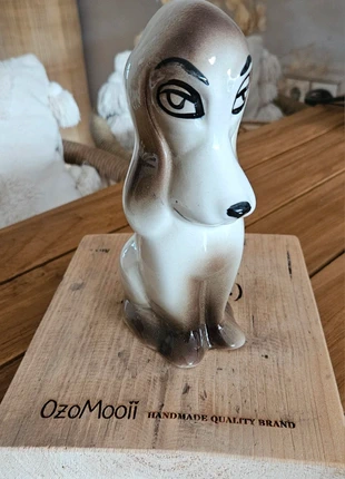 Vintage retro deftig hondje met Engelse look en lange oren, staat: Heel goed, € 12,50, € 13,83 inclusief Kopersbescherming