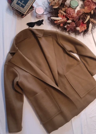 Giacca in panno, color cammello, taglio vivo, marke: Made In Italy, zustand: Neu, größe: Einheitsgröße, 9,00 €, 10,15 € inklusive Vinted-Käuferschutz