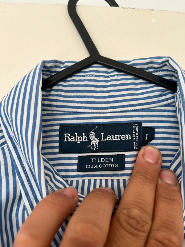 Chemise Ralph Lauren Vintage Taille L bleu 5