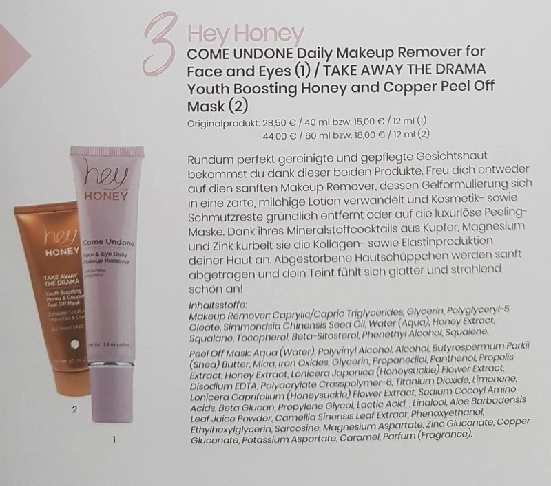 TAKE AWAY THE DRAMA - Youth Boosting Honey and Copper Peel Off Mask