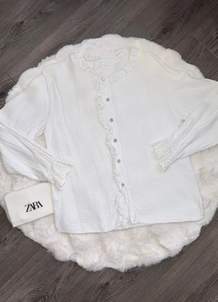 Chemise blanche en coton - Tendance & chic, zustand: Sehr gut, größe: Einheitsgröße, 20,00 €, 21,70 € inklusive Vinted-Käuferschutz