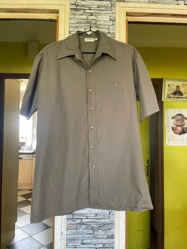 Chemise manches courtes homme M