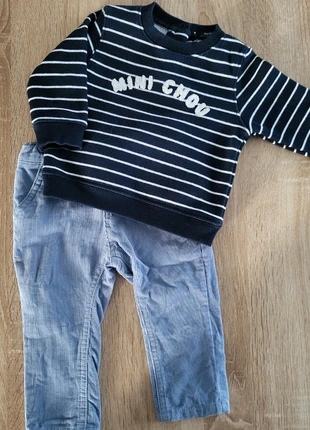 Ensemble bleu sweat_6mois, marque: Gémo, état: Neuf sans étiquette, taille: 6-9 mois / 68 cm, 8,00 €, 9,10 € Protection acheteurs incluse