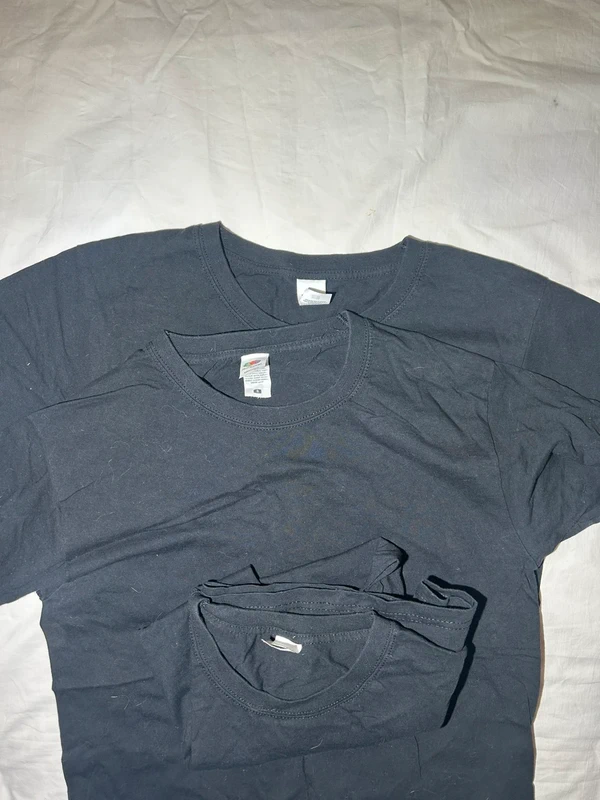 T-shirt noir fruit of the loom - photo numéro 8
