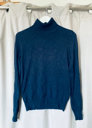 Pull col roulé bleu marine Vero Moda S, marca: Vero Moda, estado: Bueno, tamaño: S / 36 / 8, 2,00 €, 2,80 € Protección al comprador incluida