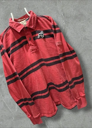 Classic Rugby Shirt: Red and Dark Blue Stripes, Long Sleeves, Iconic "A", marca: Vintage Dressing, estado: Muy bueno, tamaño: XXL, 15,99 €, 17,49 € Protección al comprador incluida