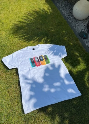 Nokia T-Shirt Tee Shirt Vintage Retro Shirt 80‘s 90‘s 2000‘s 3310 Tiktok Style Fashion, merk: Graphic Tee, staat: Heel goed, maat: M, € 15,00, € 16,45 inclusief Kopersbescherming