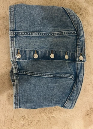 Jeans oberteil, marke: H&M, zustand: Sehr gut, größe: S / 36 / 8, 6,00 €, 7,00 € inklusive Vinted-Käuferschutz