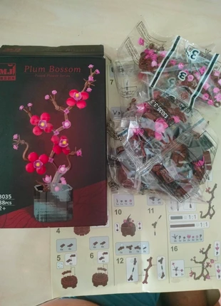 Fiore costruzioni simil LEGO similaire fleur abrjcot japonais vasè arbrè bouquet orchidee, staat: Nieuw met prijskaartje, maat: Prematuur, tot 44 cm, € 22,00, € 23,80 inclusief Kopersbescherming