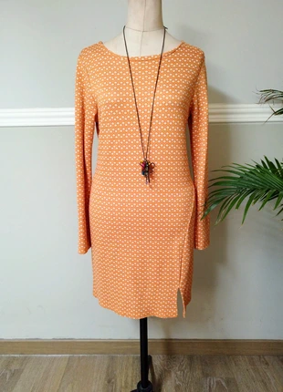 Vestido naranja jaspeado de boutique italiana talla M, marca: Boutique Italiana, estado: Muy bueno, tamaño: M / 38 / 10, 10,00 €, 11,20 € Protección al comprador incluida