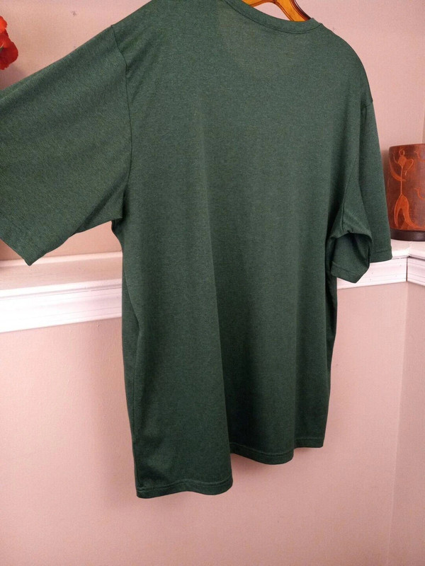 Joe Usa Driequip Men Heather Green Shortsleeve Shirt Size Xlarge Tall 5