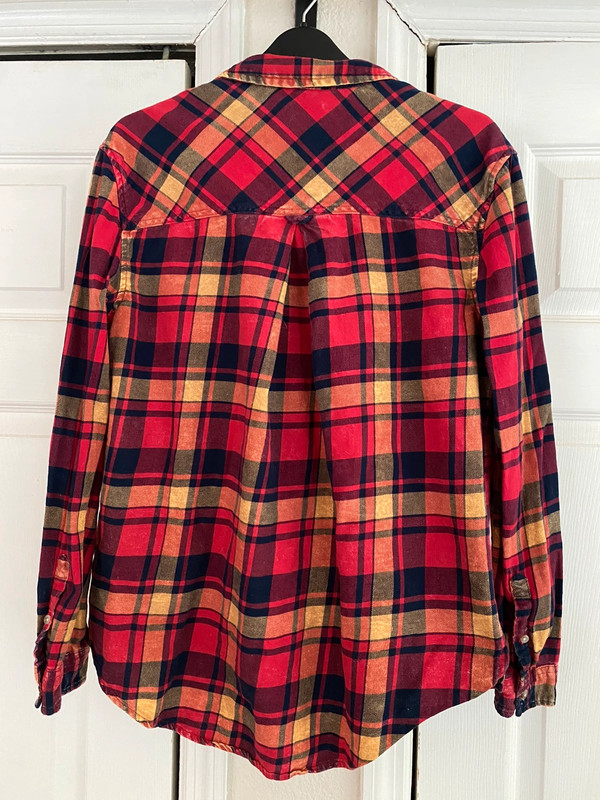 Small, red, flannel long sleeve 2