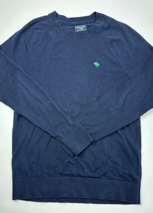 Pull léger Abercrombie & fitch bleu - taille M - logo brodé, marque: Abercrombie & Fitch, état: Très bon état, taille: M, 10,00 €, 11,20 € Protection acheteurs incluse