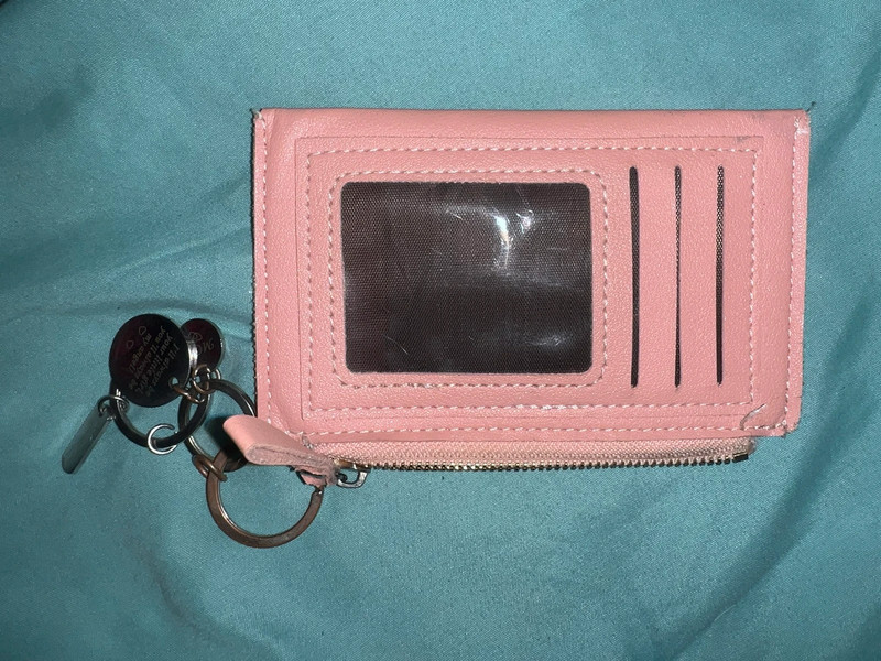 Pink card holder 1