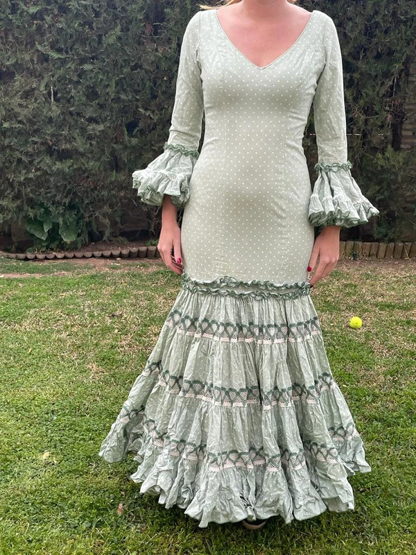 Vestido de flamenca canastero