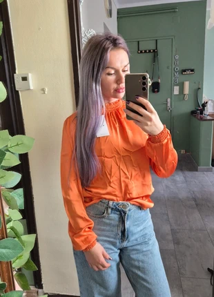 Blouse col roule, marke: Vila, zustand: Neu, mit Etikett, größe: S / 36 / 8, 12,00 €, 13,30 € inklusive Vinted-Käuferschutz