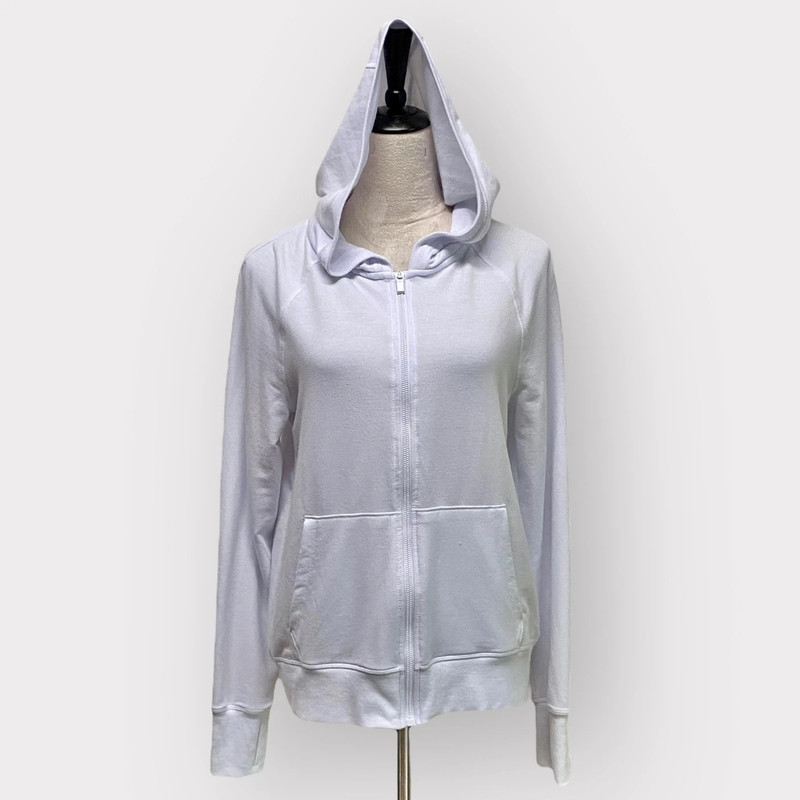 90 Degrees by Reflex Zip Up Hoodies White 1