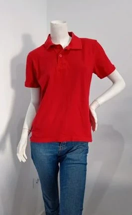 Camiseta tipo polo manga corta color rojo. Talla S. Valento, merk: Valento, staat: Heel goed, maat: S / 36 / 8, € 1,50, € 2,28 inclusief Kopersbescherming