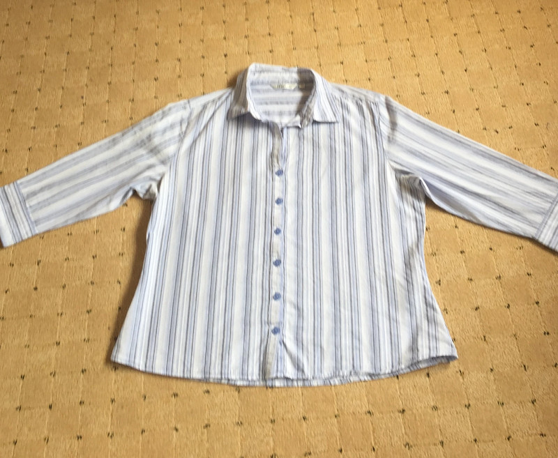cornflower blue striped blouse. | Vinted