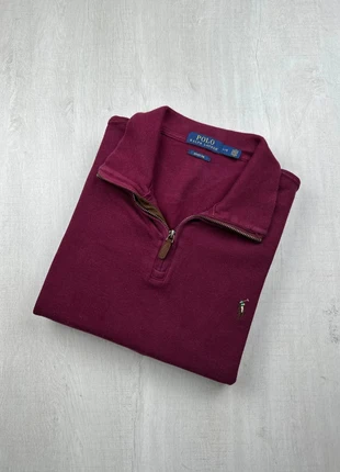 Pull zippé Ralph Lauren bordeaux coton logo vert brodé L homme, marque: Ralph Lauren, état: Bon état, taille: L, 45,00 €, 47,95 € Protection acheteurs (Pro) incluse