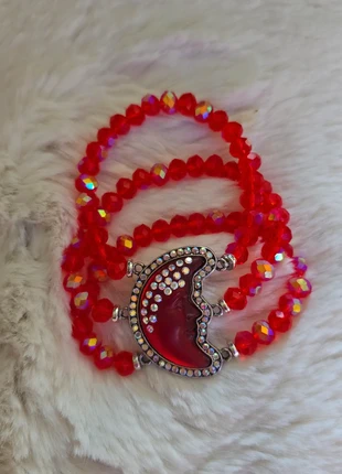 Moon glass beaded bracelet, condition: New with tags, £10.00, £11.20 includes Buyer Protection