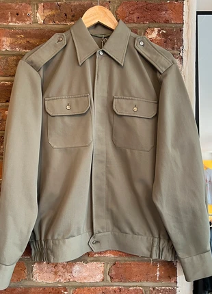 Vintage 1970s Light Green Military Style Jacket, brand: Vintage, condition: Very good, size: L, £45.00, £47.95 includes Buyer Protection