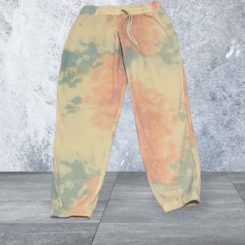 Bobbie Brooks 1X Tyedye Rainbow Sweatpants, Women’s Plus Size 2