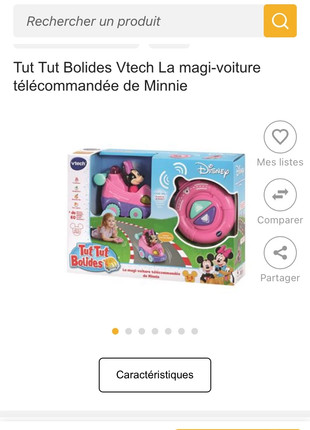 La magi-voiture télécommandée de Minnie - Tut Tut Bolides VTECH