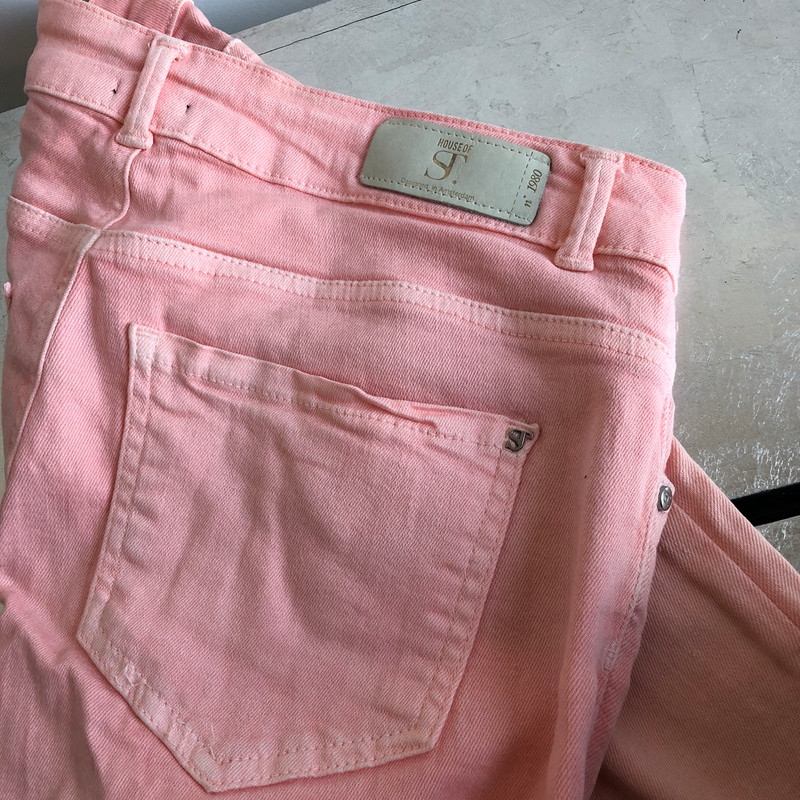 Word gek Voorlopige Stressvol Supertrash roze skinny jeans - mt 28 - Vinted