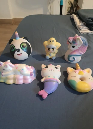 Set di 6 squishes assortiti, marca: Set, estado: Muy bueno, tamaño: Talla única, 5,00 €, 5,95 € Protección al comprador incluida
