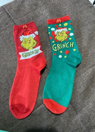 Calze grinch, brand: McDonald's, condizioni: Nuovo senza cartellino, taglia: S | 35-38, €4.00, €4.90 include la Protezione acquisti