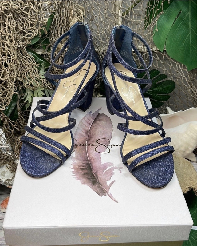 Jessica simpson store navy blue shoes