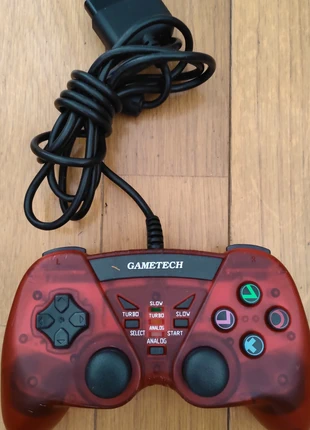 Manette PS2 Japonaise GameTech Rouge, brand: gametech, condizioni: Ottime, €5.00, €5.95 include la Protezione acquisti