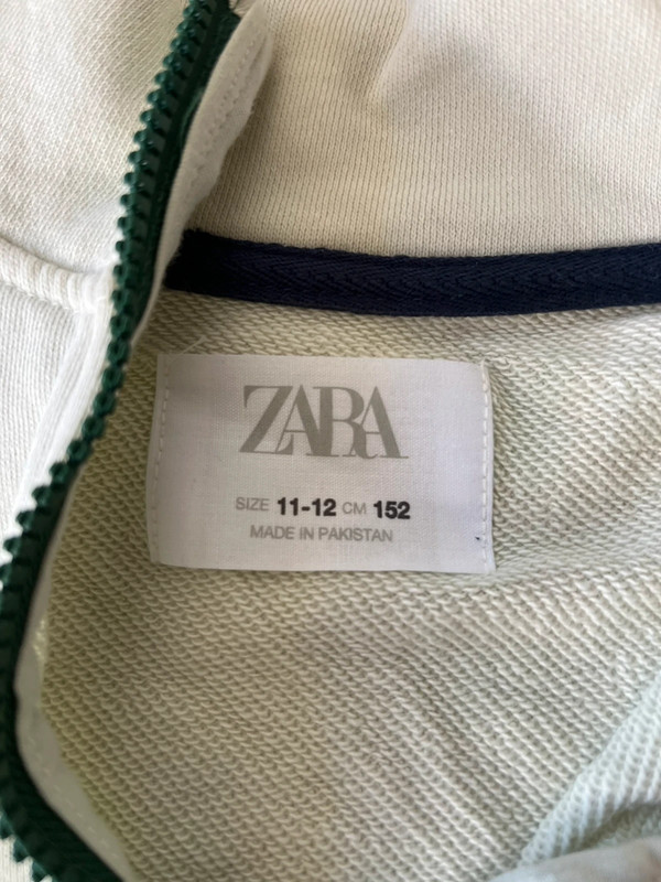 Sweat zippé Zara 12 ans 3