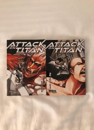 1 & 2 Attack on Titan- deutsch, état: Neuf sans étiquette, 4,00 €, 4,90 € Protection acheteurs incluse